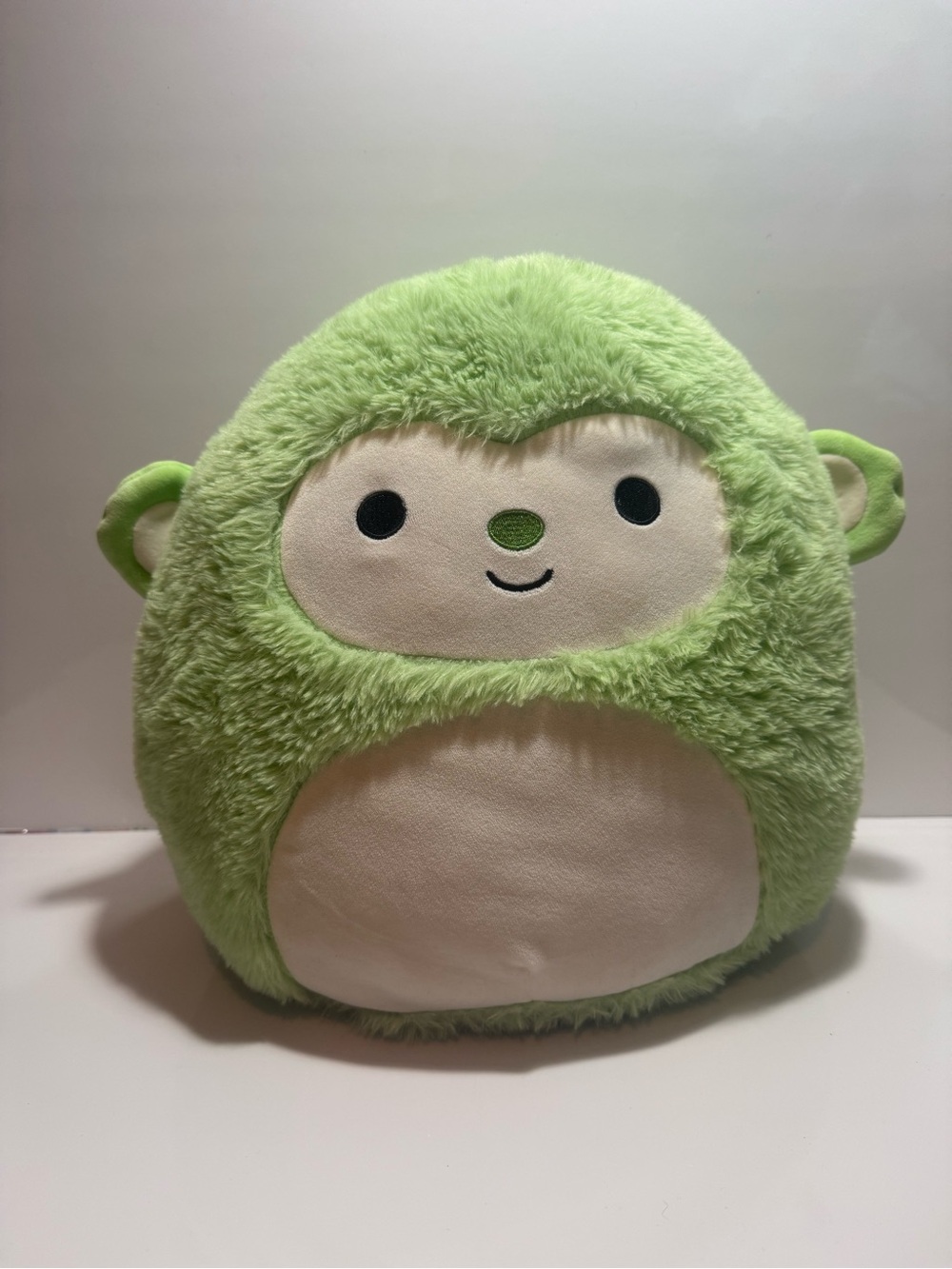 Original Squishmallows 30cm Fuzz-A-Mallows Mills the Green Monkey plush toy